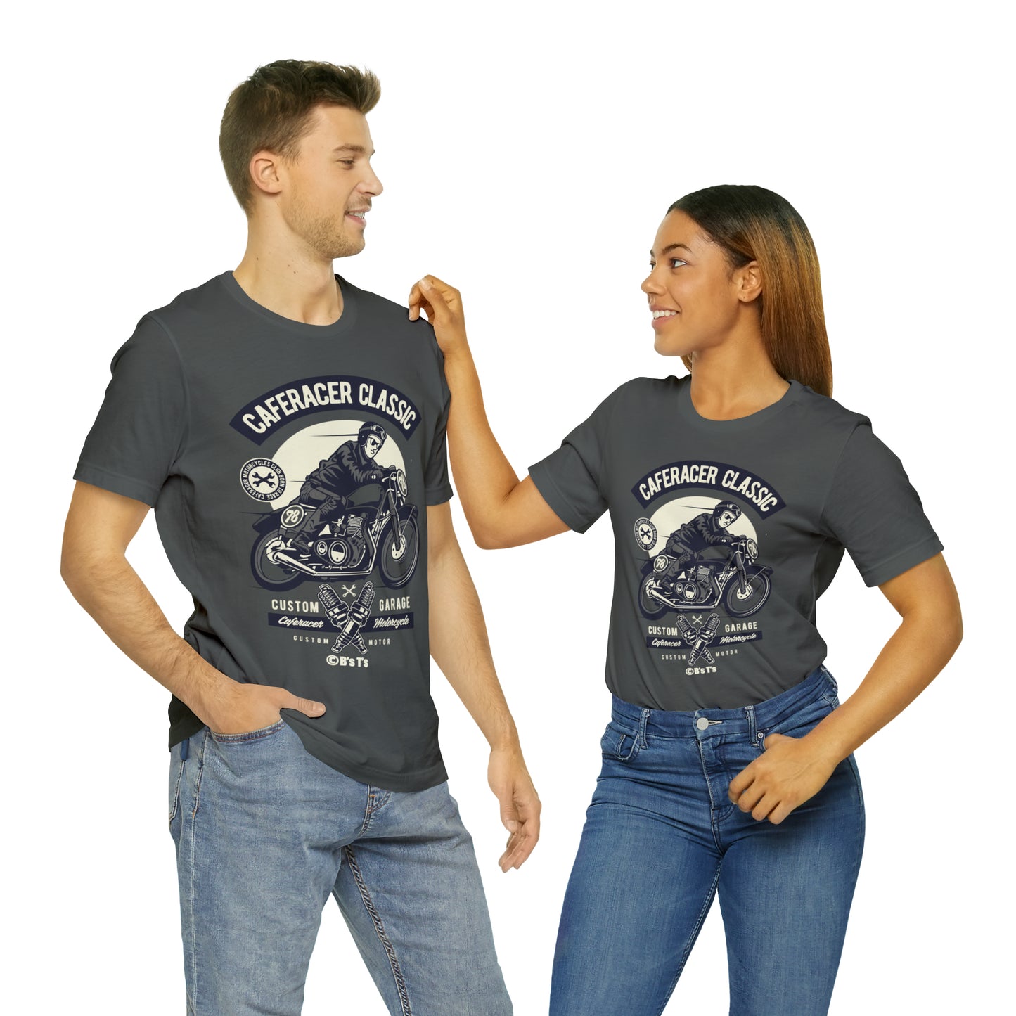 CAFE RACER Classic - Unisex Jersey Short Sleeve Tee