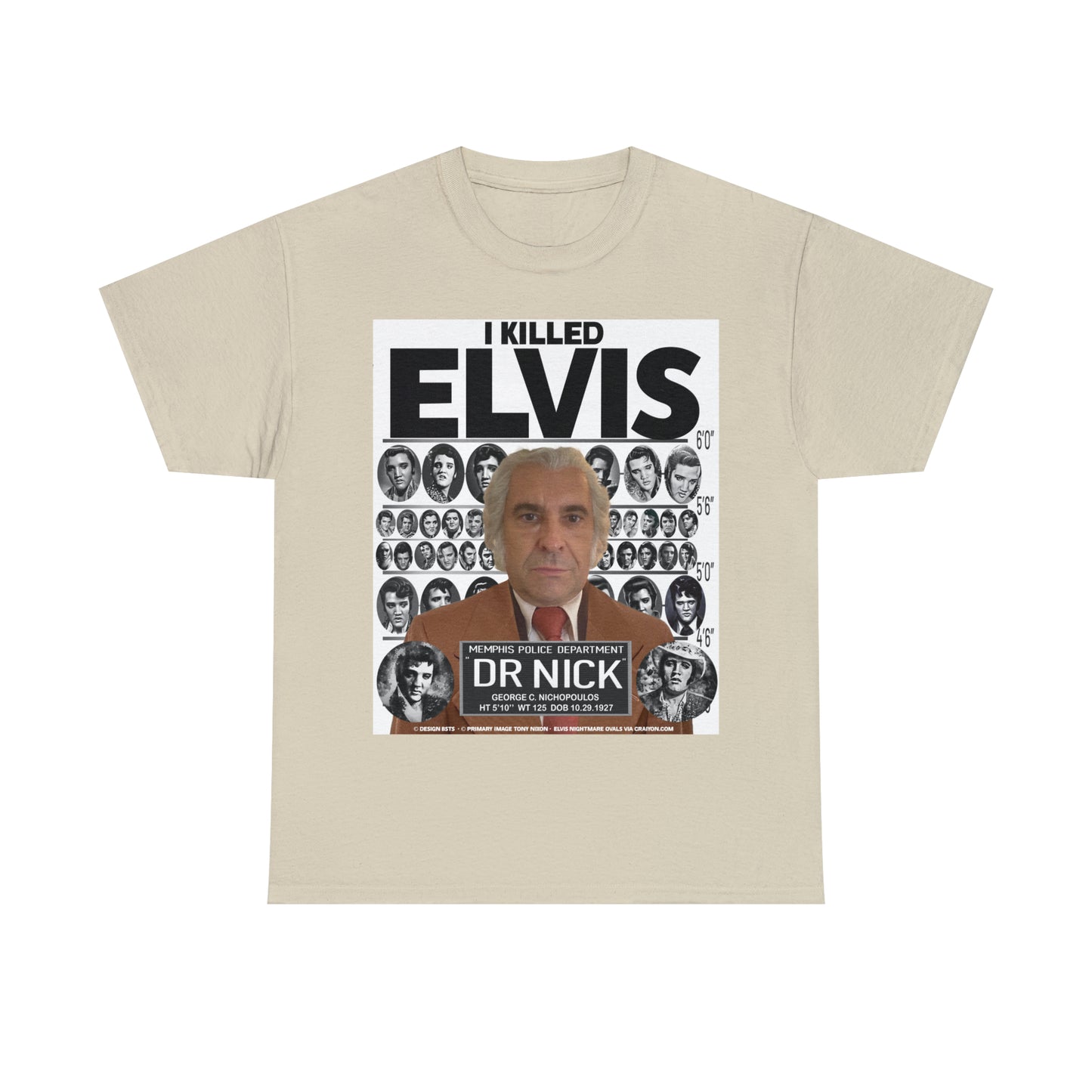 I KI**** ELVIS - Unisex Heavy Cotton Tee - USA