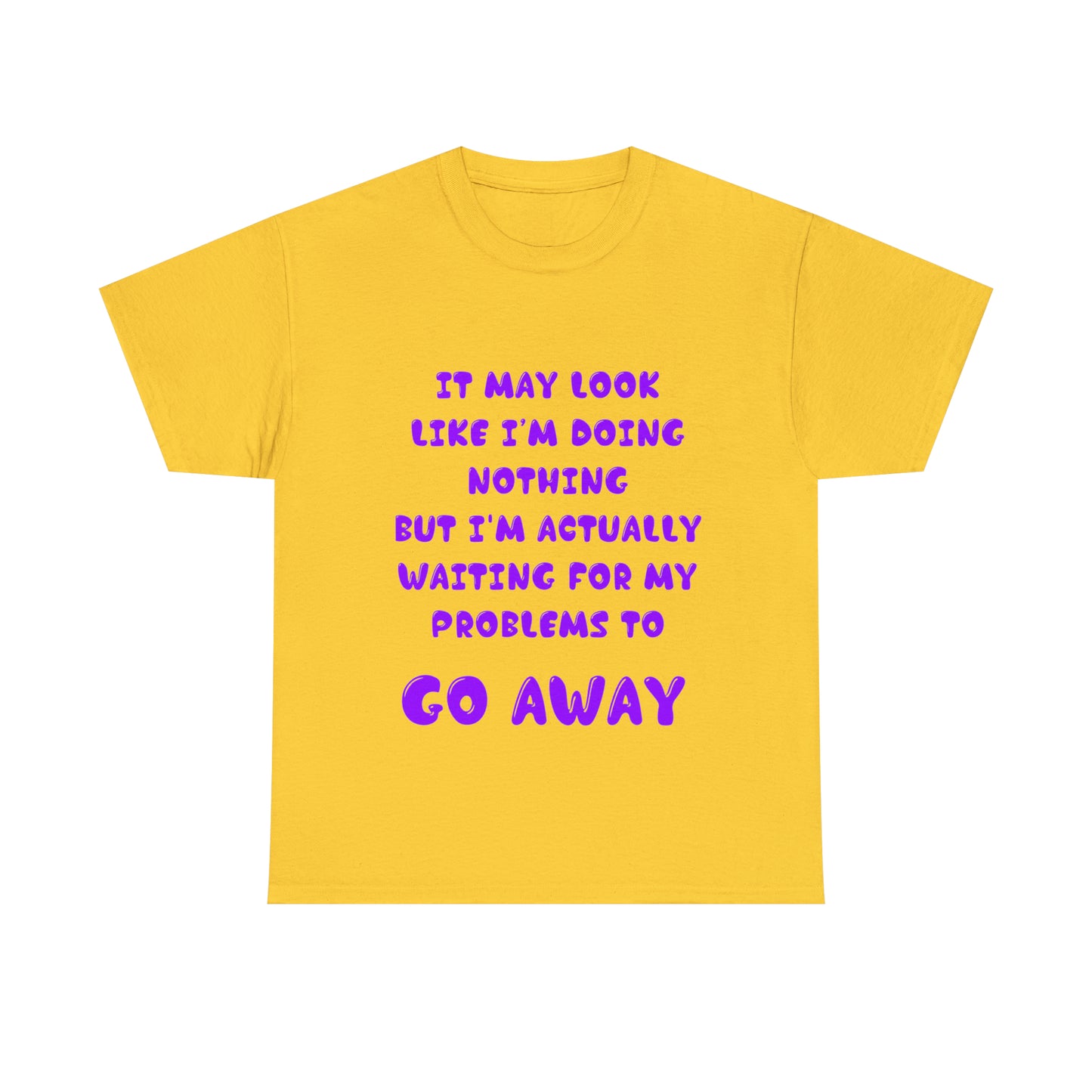 It May Look Like I'm Doing Nothing...  - Unisex Heavy Cotton Tee - AUS