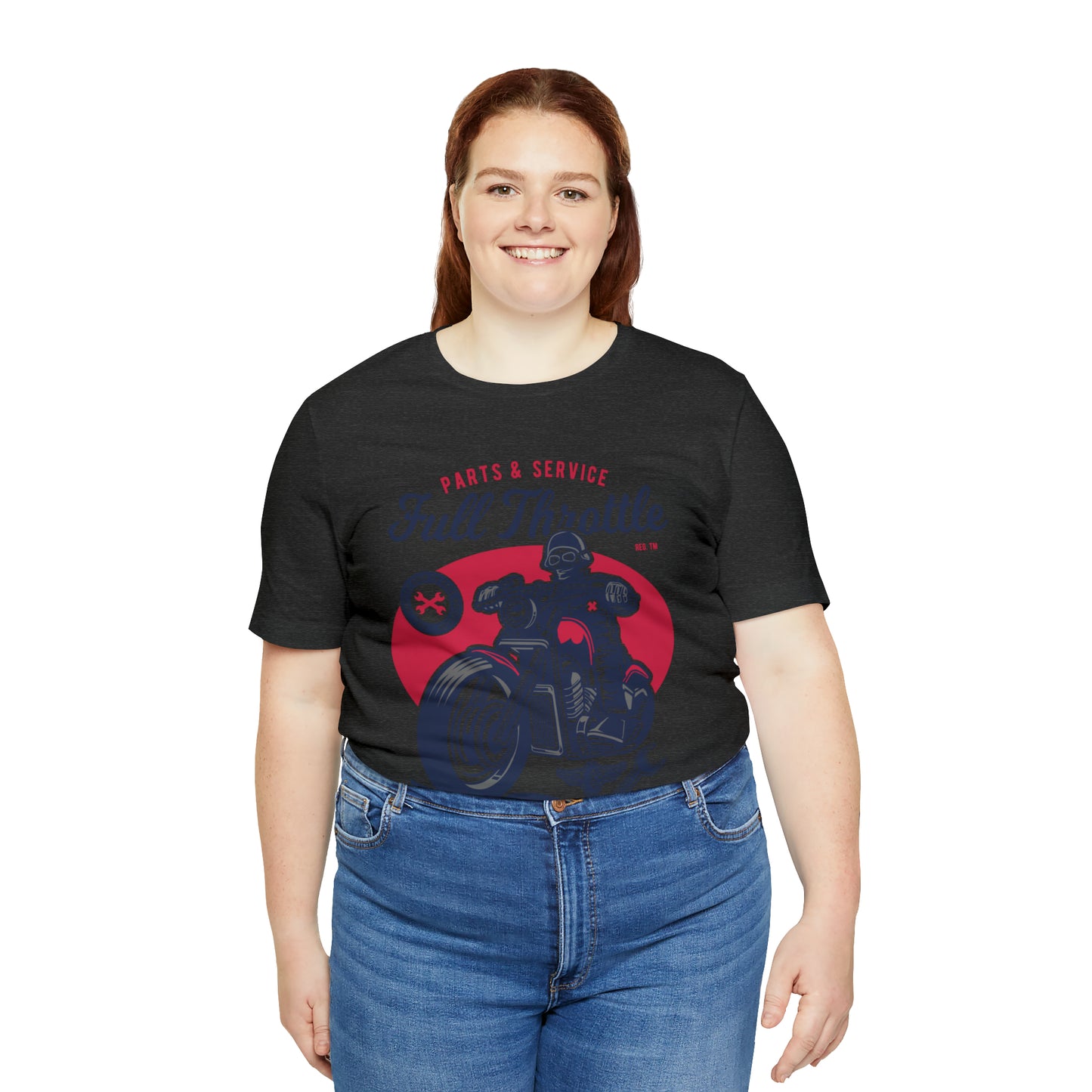 FULL THROTTLE Parts & Service - Unisex Jersey Short Sleeve Tee