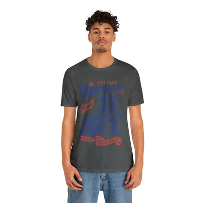 FLAT TRACK MOTORCYCLE - Unisex Jersey Short Sleeve Tee