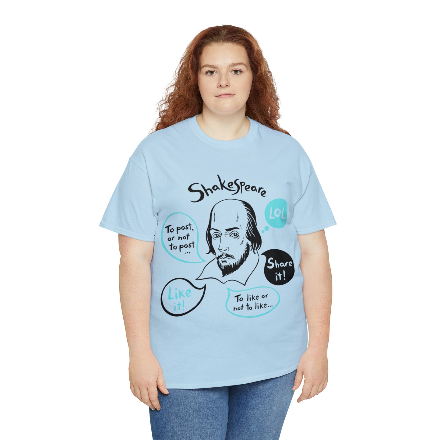 21st Century SHAKESPEARE  (light) - Unisex Heavy Cotton Tee