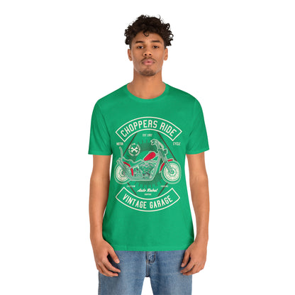 CHOPPERS RIDE Vintage Classic - Unisex Jersey Short Sleeve Tee