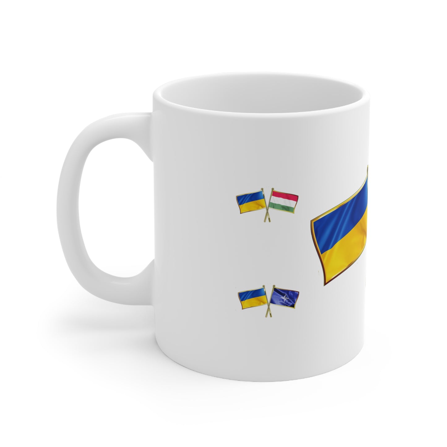 Ukrainian-Hungarian NATO Supporter Mug