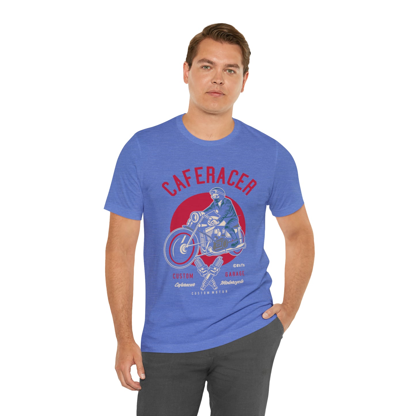 CAFE RACER Custom Garage - Unisex Jersey Short Sleeve Tee