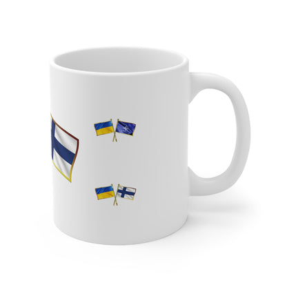 Ukrainian-Finnish NATO Supporter Mug