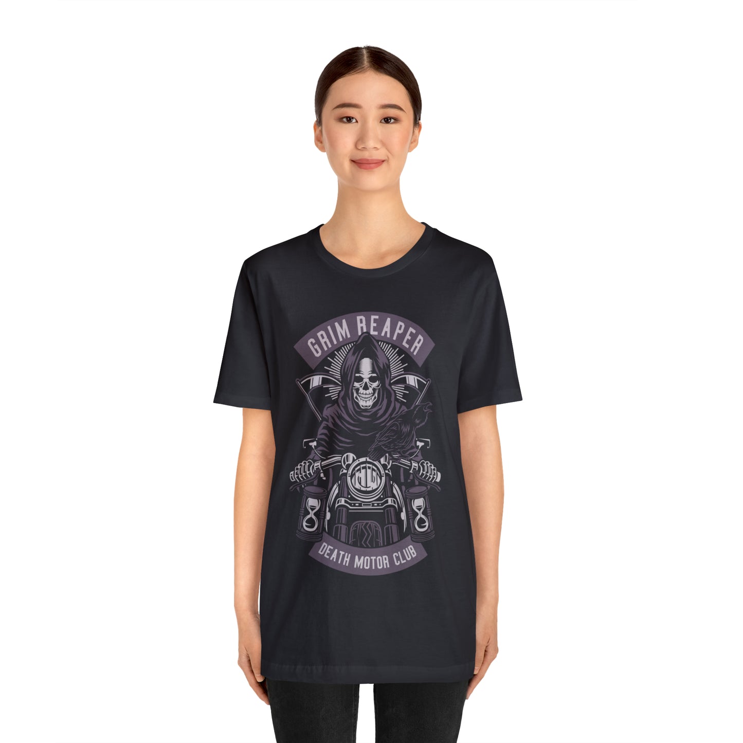 GRIM REAPER Moto Club - Unisex Jersey Short Sleeve Tee