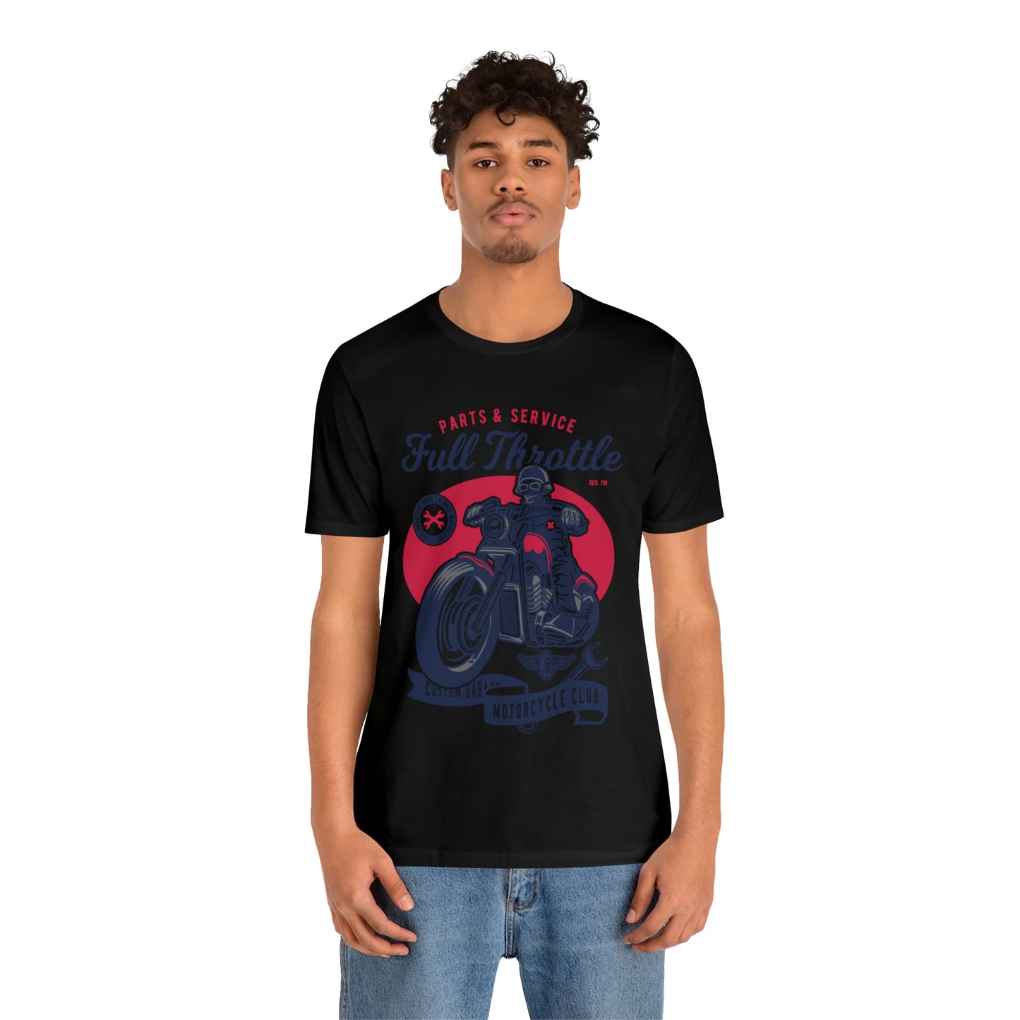FULL THROTTLE Parts & Service - Unisex Jersey Short Sleeve Tee