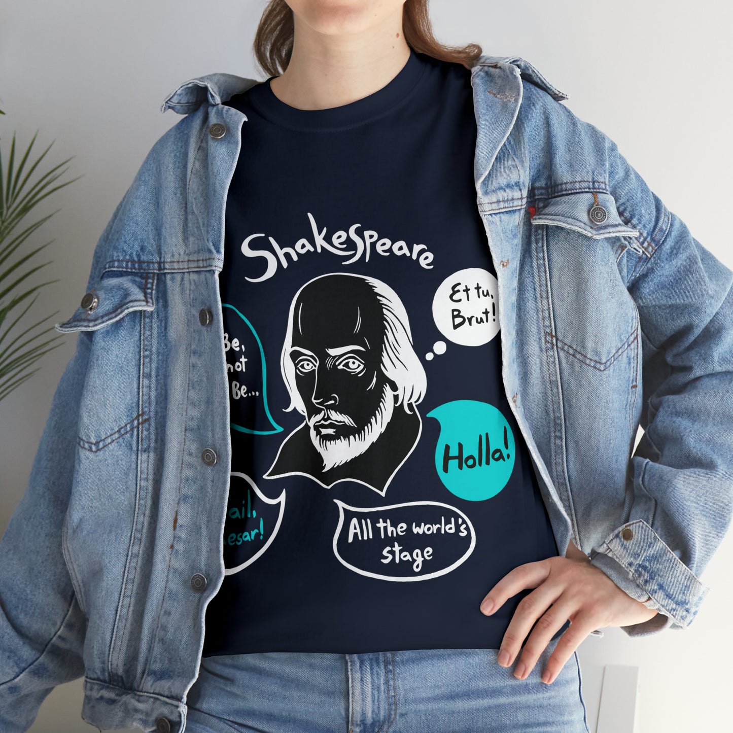 SHAKESPEARE (dark) - Unisex Heavy Cotton Tee