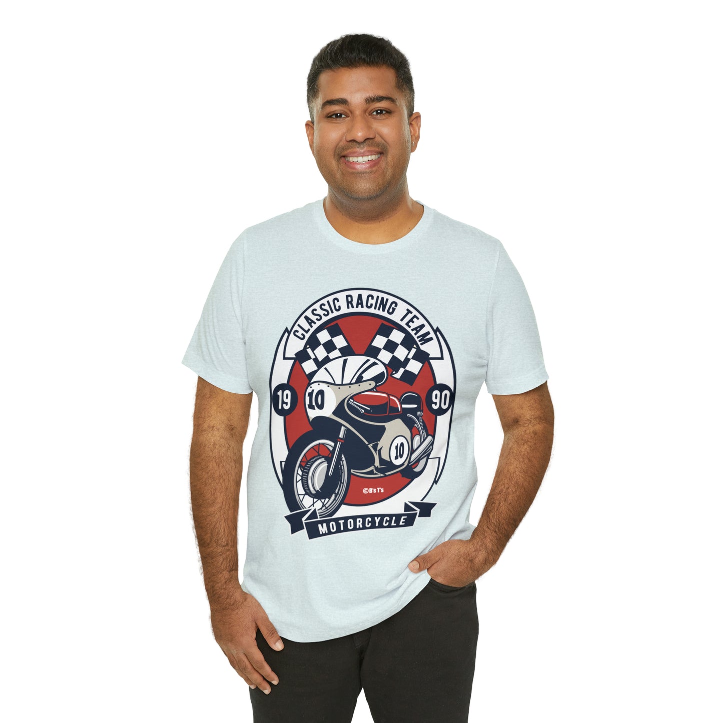 CLASSIC MOTORCYCLE RACING TEAM - Unisex Jersey Short Sleeve Tee