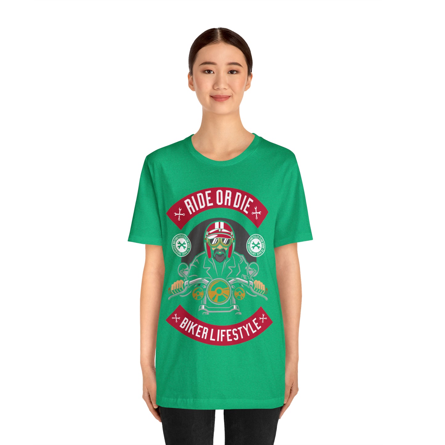 BIKER LIFESTYLE - Ride or Die - Unisex Jersey Short Sleeve Tee