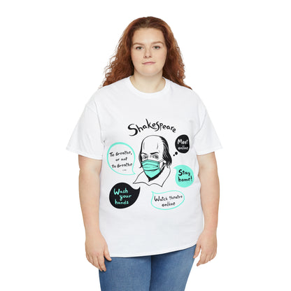 COVID-19 SHAKESPEARE (light) - Unisex Heavy Cotton Tee