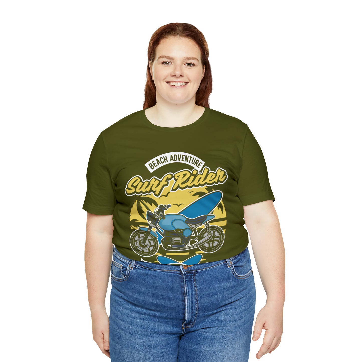 SURF RIDER - Printed in the USA - Unisex Jersey Short Sleeve Tee