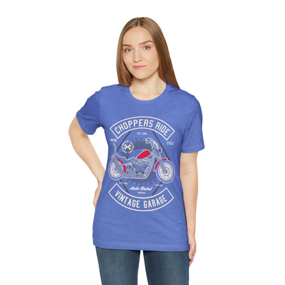 CHOPPERS RIDE Vintage Classic - Unisex Jersey Short Sleeve Tee