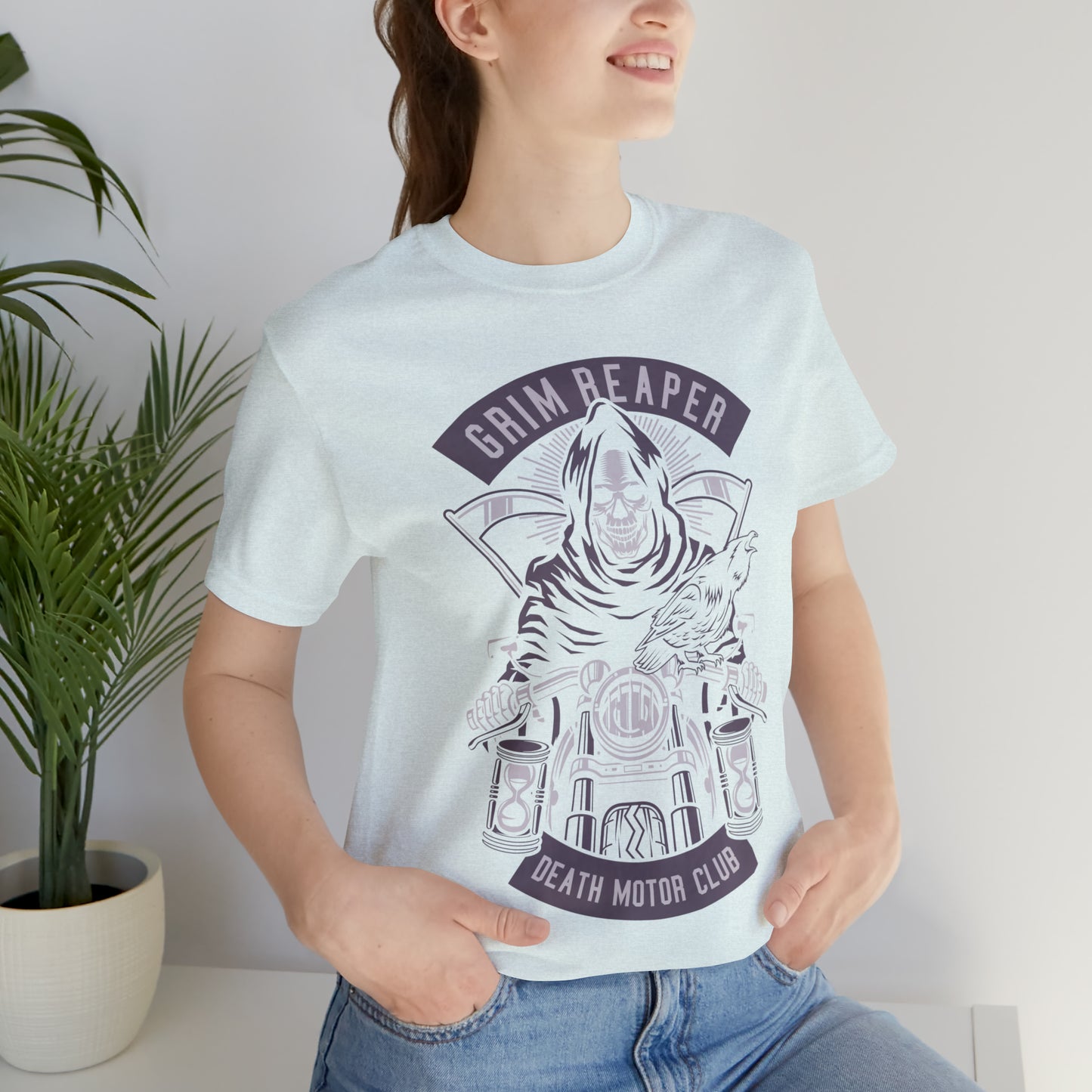 GRIM REAPER Moto Club - Unisex Jersey Short Sleeve Tee