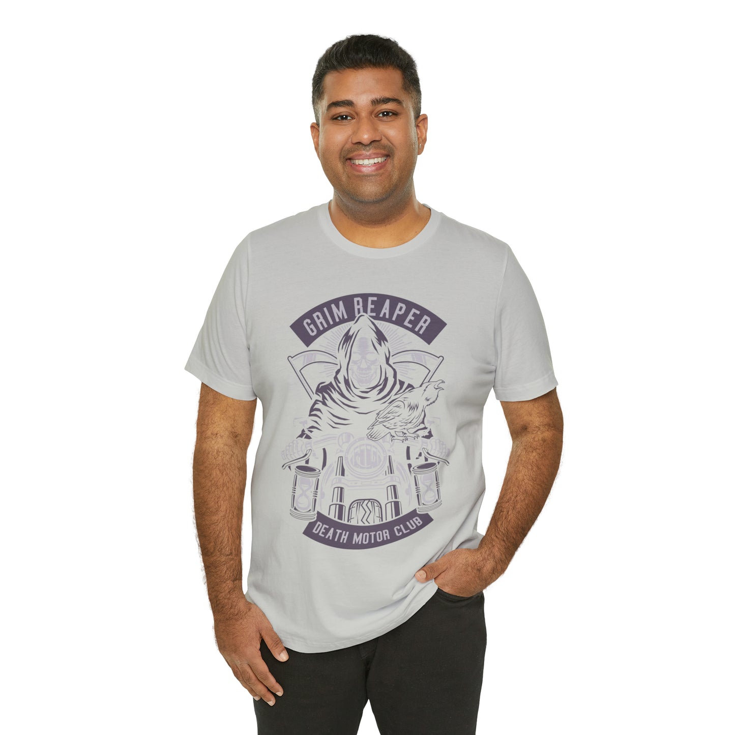 GRIM REAPER Moto Club - Unisex Jersey Short Sleeve Tee