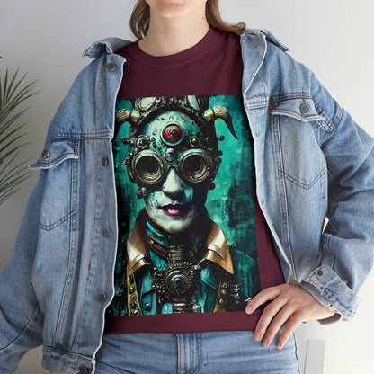 CYBER-STEAMPUNK LORD - Airt on a Shirt  - Unisex Heavy Cotton Tee - AUS