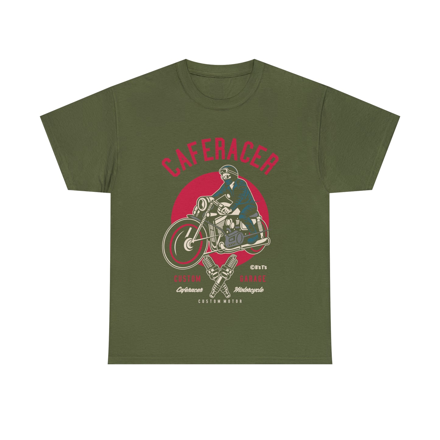 CAFE RACER Custom Garage - Unisex Heavy Cotton Tee