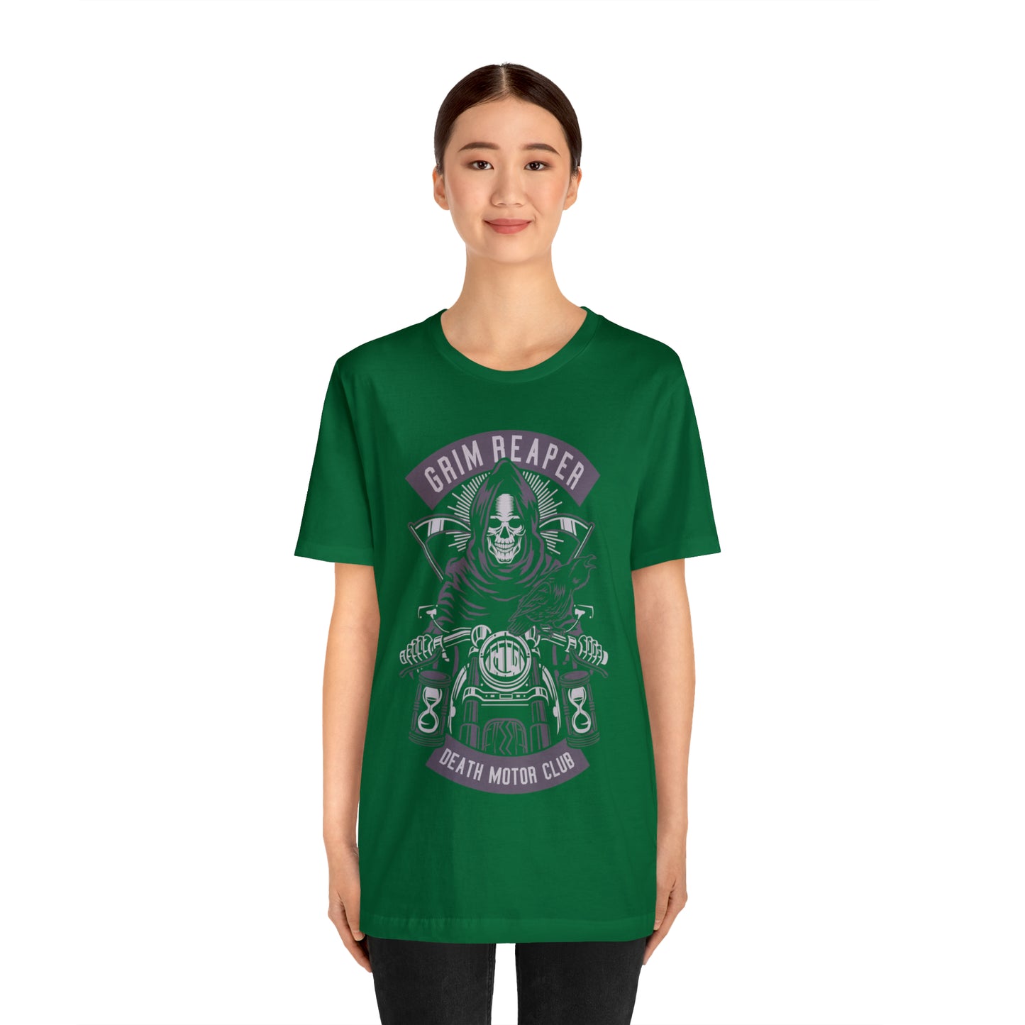 GRIM REAPER Moto Club - Unisex Jersey Short Sleeve Tee