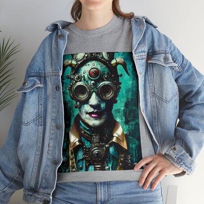 CYBER-STEAMPUNK LORD - Airt on a Shirt  - Unisex Heavy Cotton Tee - AUS