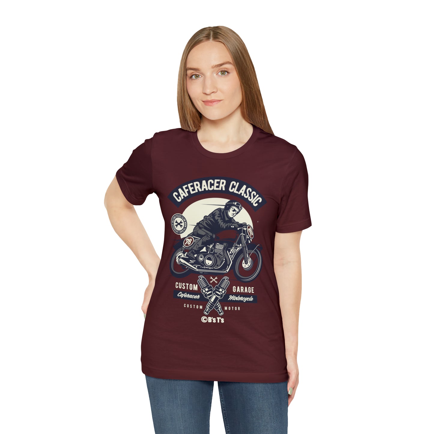 CAFE RACER Classic - Unisex Jersey Short Sleeve Tee