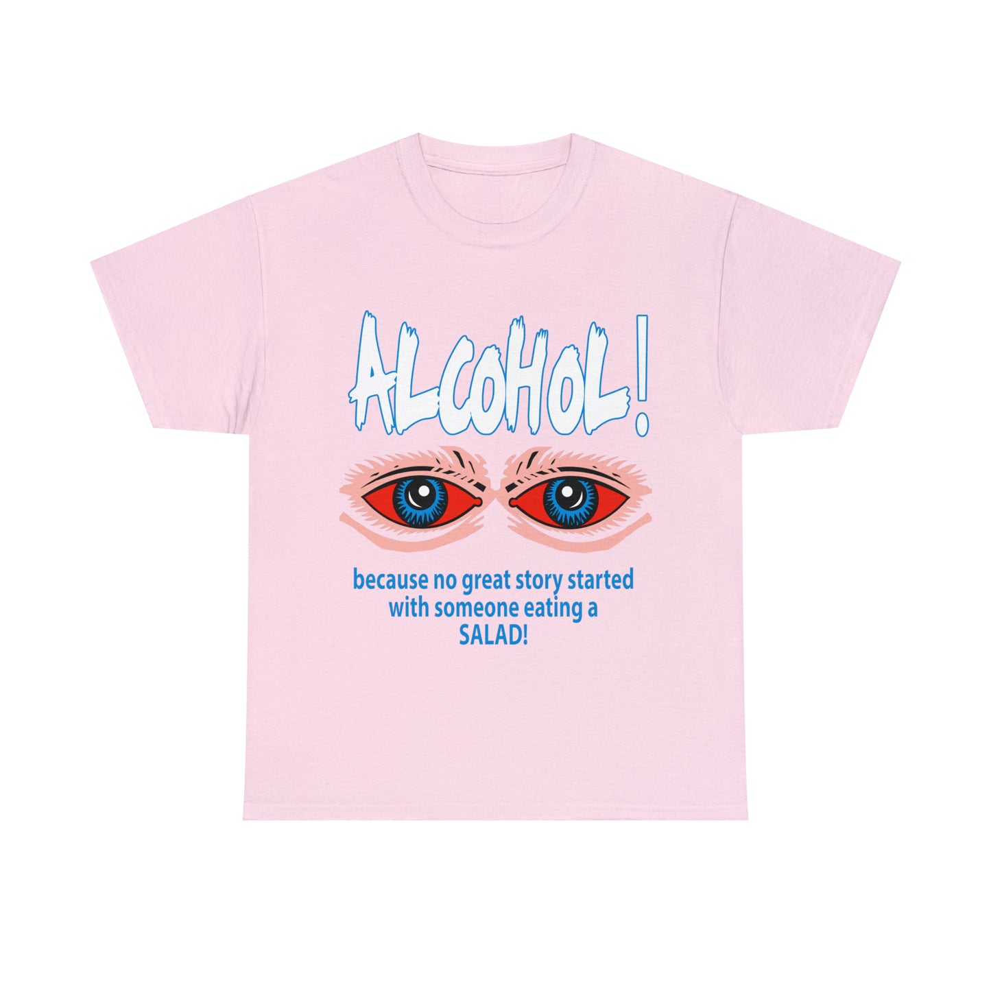 "ALC****" vs Salad  - Funny Shirt - Unisex Heavy Cotton Tee - USA