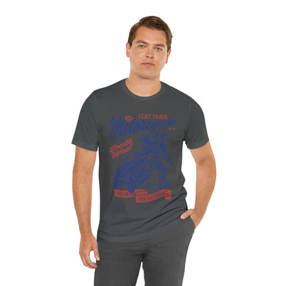 FLAT TRACK MOTORCYCLE - Unisex Jersey Short Sleeve Tee