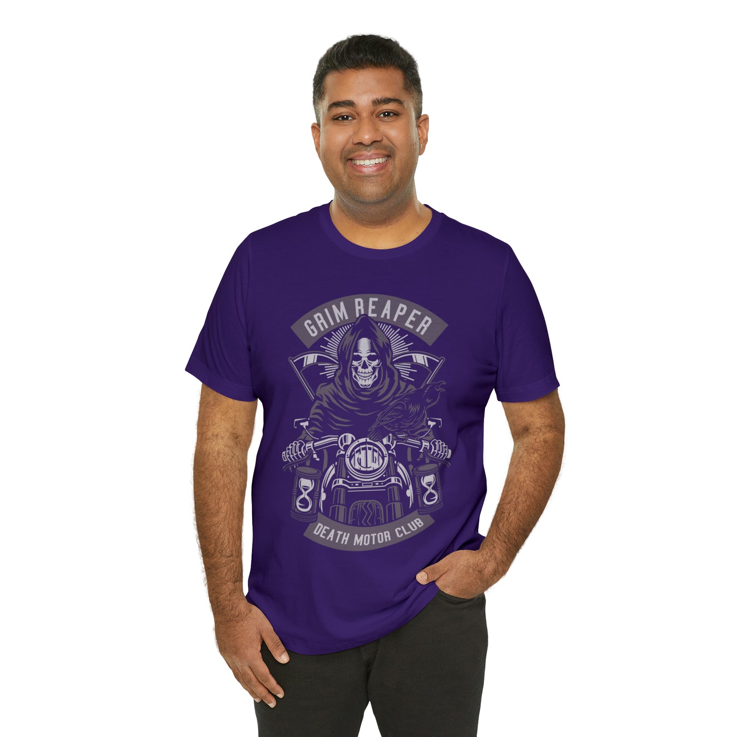GRIM REAPER Moto Club - Unisex Jersey Short Sleeve Tee