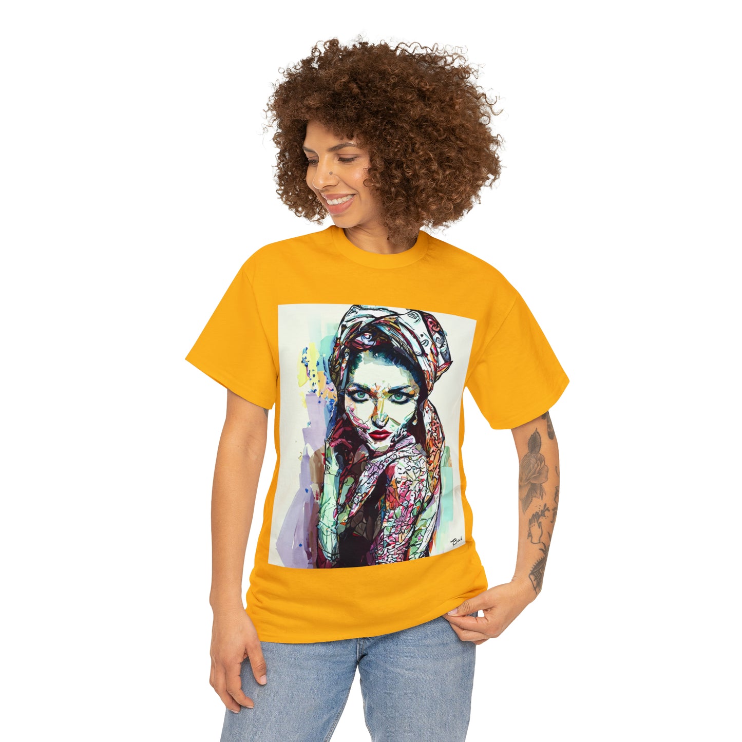 EASTERN BEAUTY - Airt on a Shirt  - Unisex Heavy Cotton Tee - AUS
