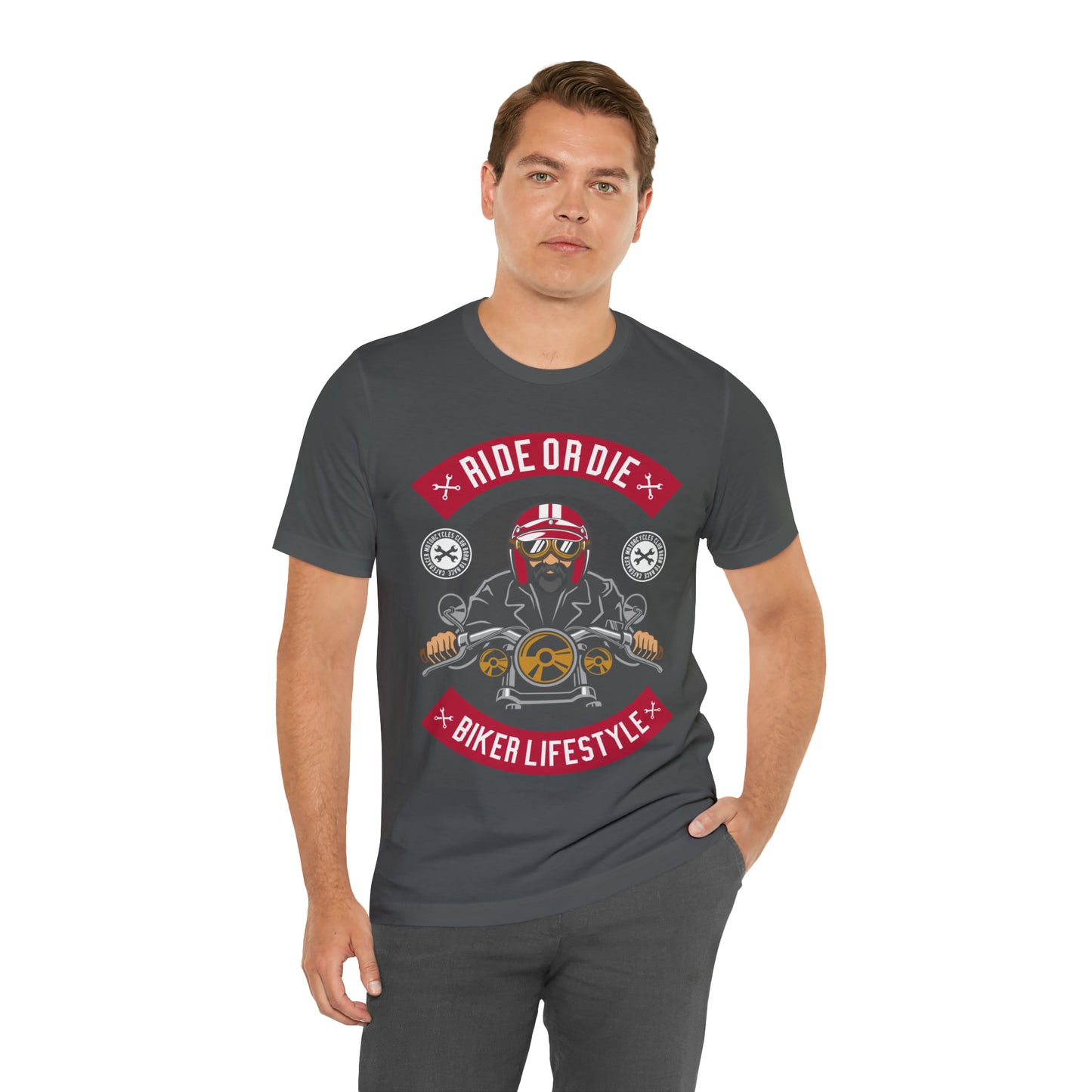 BIKER LIFESTYLE - Ride or Die - Unisex Jersey Short Sleeve Tee