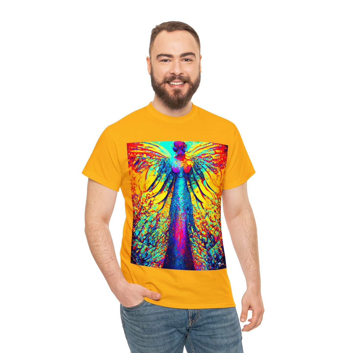 GUARDIAN MOTHER - Airt on a Shirt  - Unisex Heavy Cotton Tee - AUS