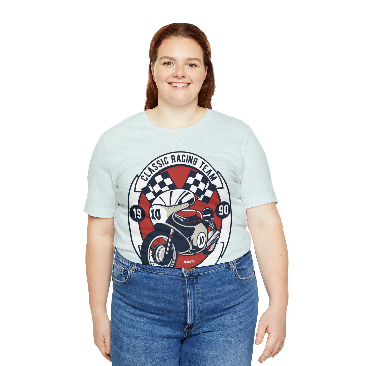 CLASSIC MOTORCYCLE RACING TEAM - Unisex Jersey Short Sleeve Tee