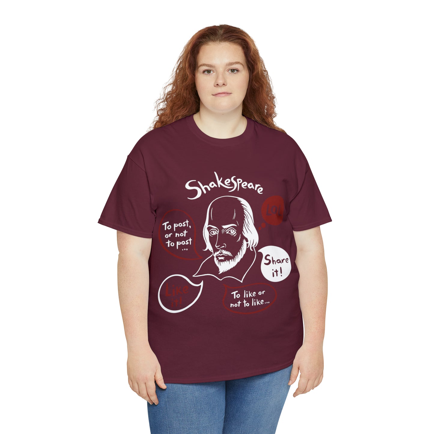 21st Century SHAKESPEARE (dark) - Unisex Heavy Cotton Tee