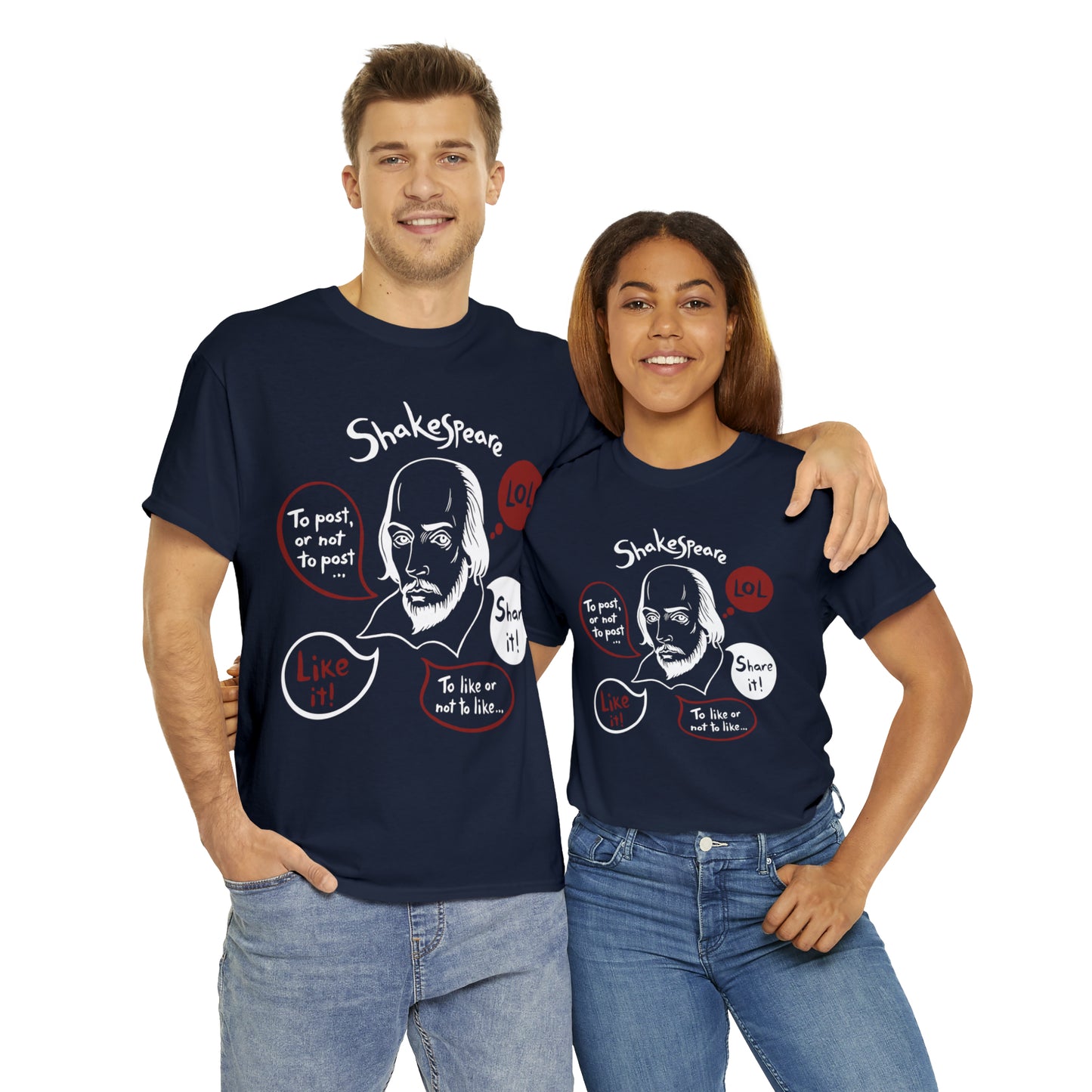 21st Century SHAKESPEARE (dark) - Unisex Heavy Cotton Tee