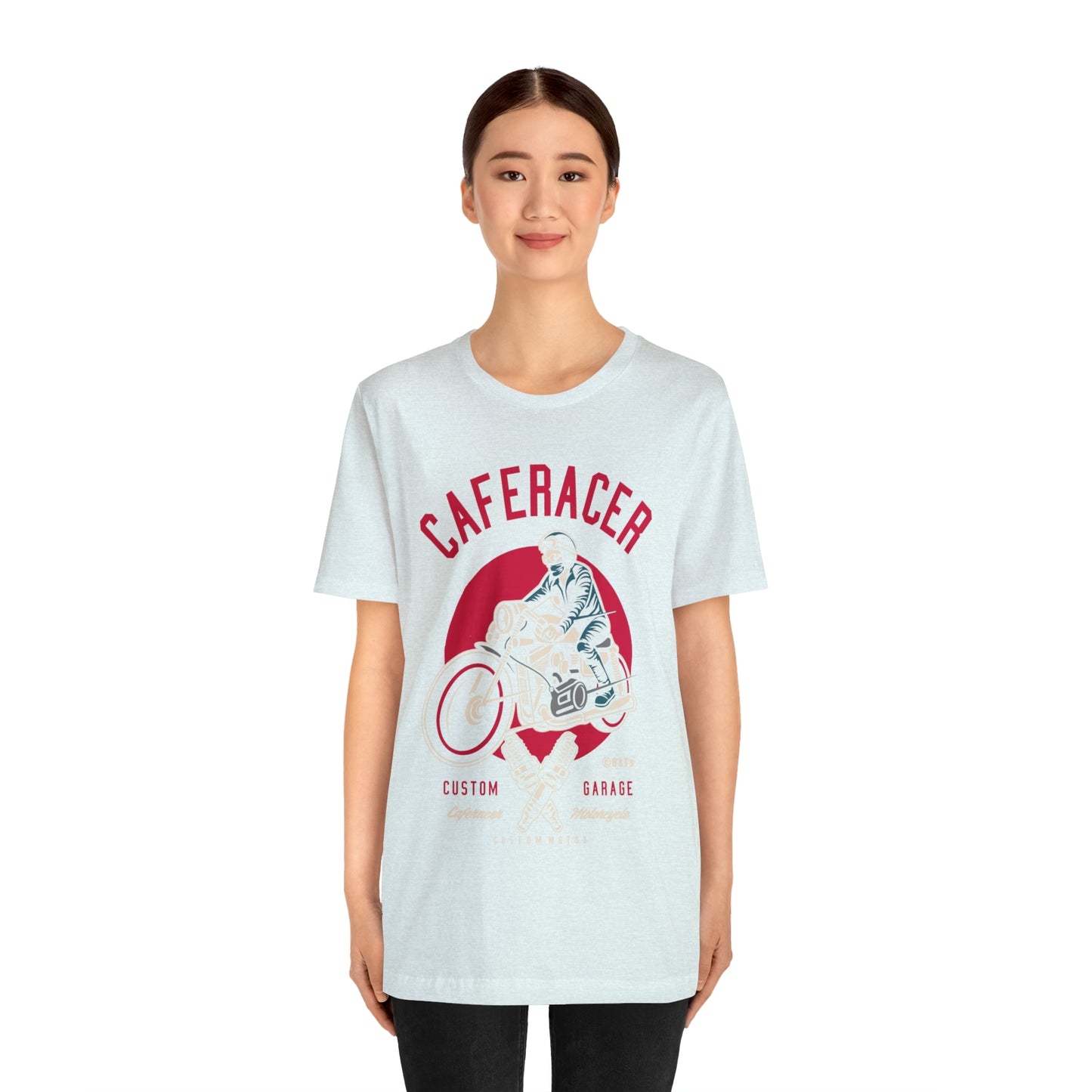 CAFE RACER Custom Garage - Unisex Jersey Short Sleeve Tee