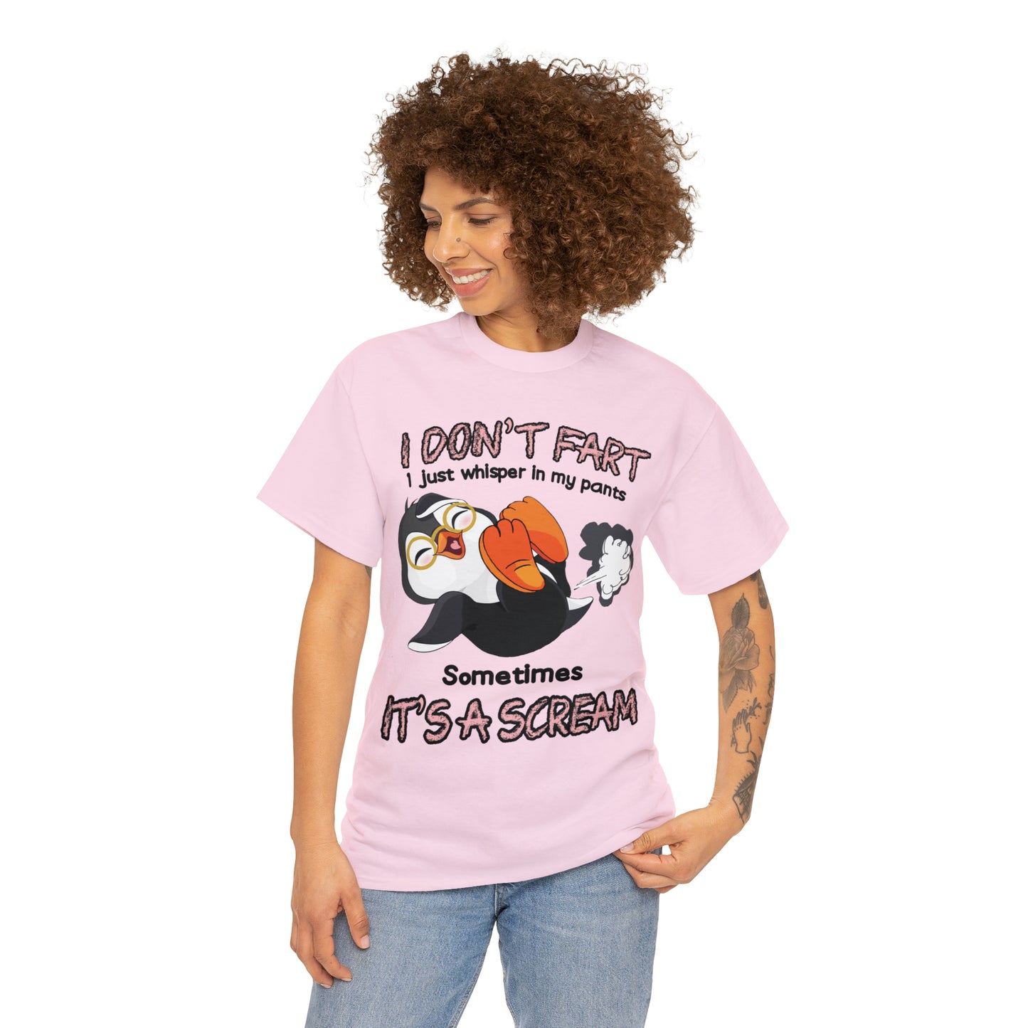 I DON'T FA*T - Funny Unisex Heavy Cotton Tee - USA
