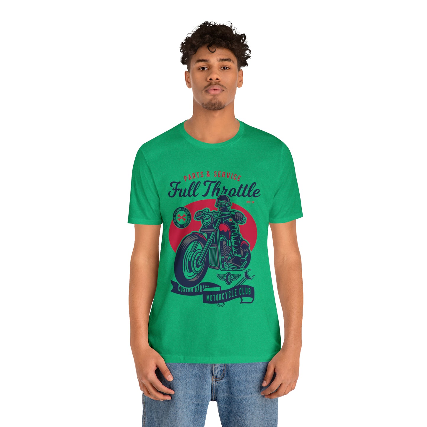 FULL THROTTLE Parts & Service - Unisex Jersey Short Sleeve Tee