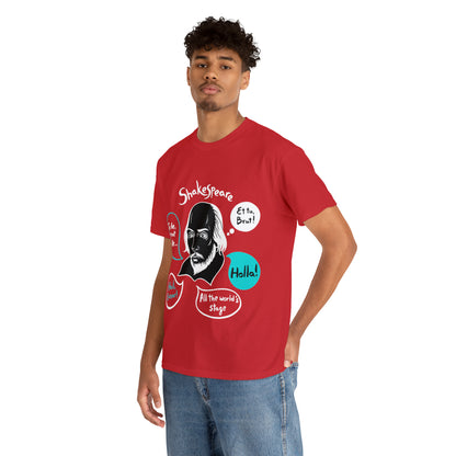 SHAKESPEARE (dark) - Unisex Heavy Cotton Tee