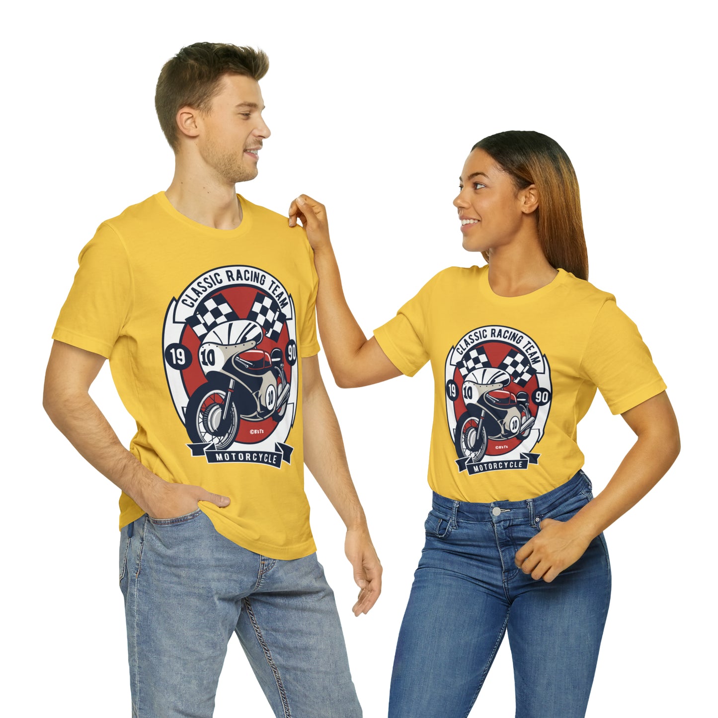 CLASSIC MOTORCYCLE RACING TEAM - Unisex Jersey Short Sleeve Tee