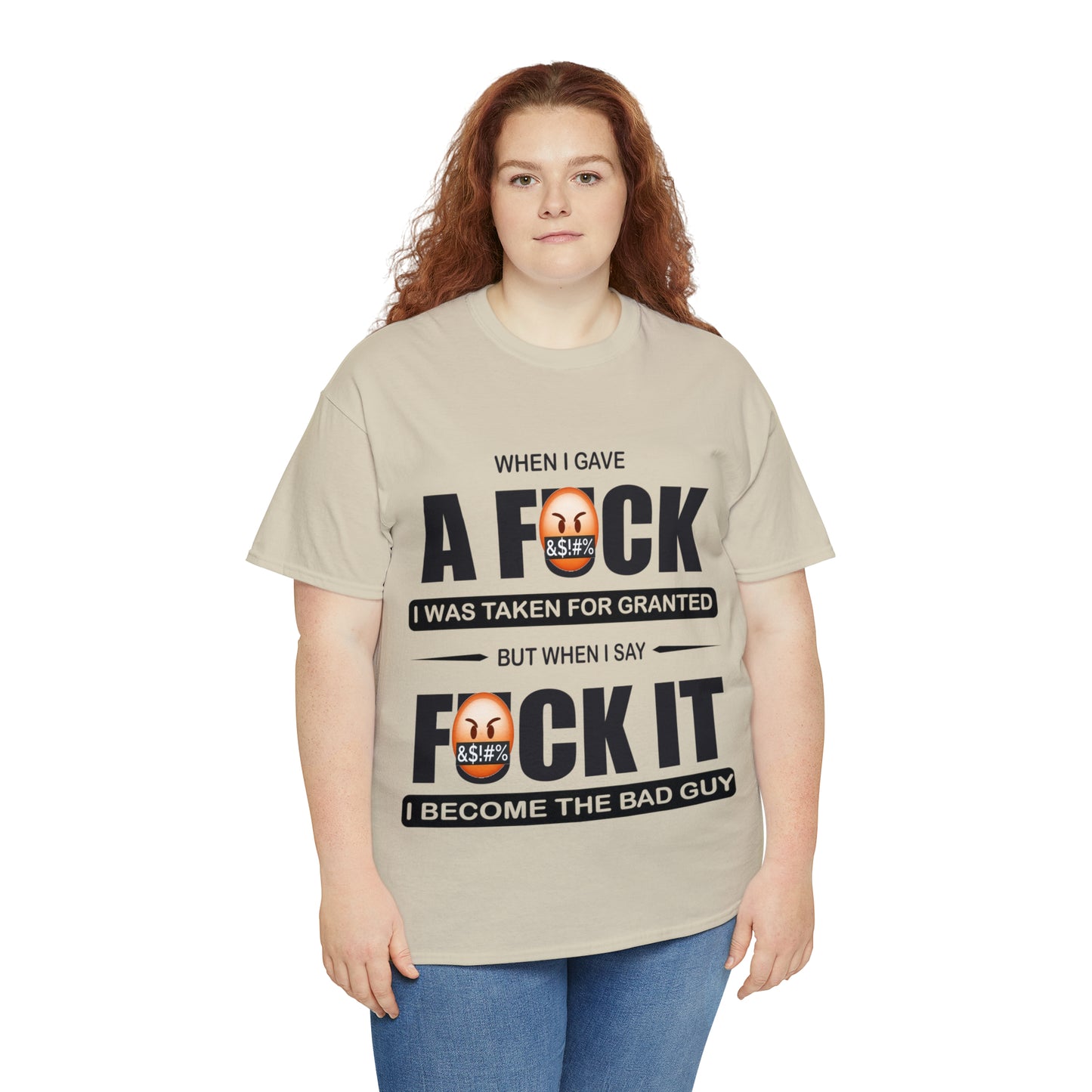 WHEN I GAVE A F***  - Funny Unisex Heavy Cotton Tee - AUS