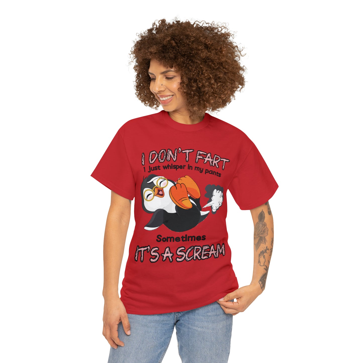 I DON'T FA*T - Funny Unisex Heavy Cotton Tee - USA