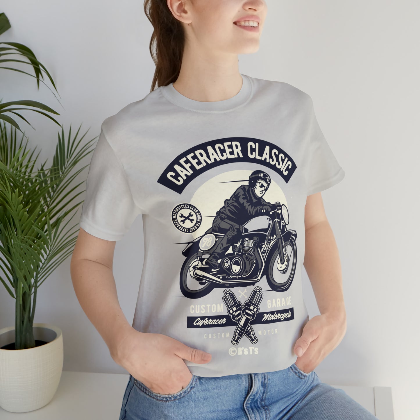 CAFE RACER Classic - Unisex Jersey Short Sleeve Tee