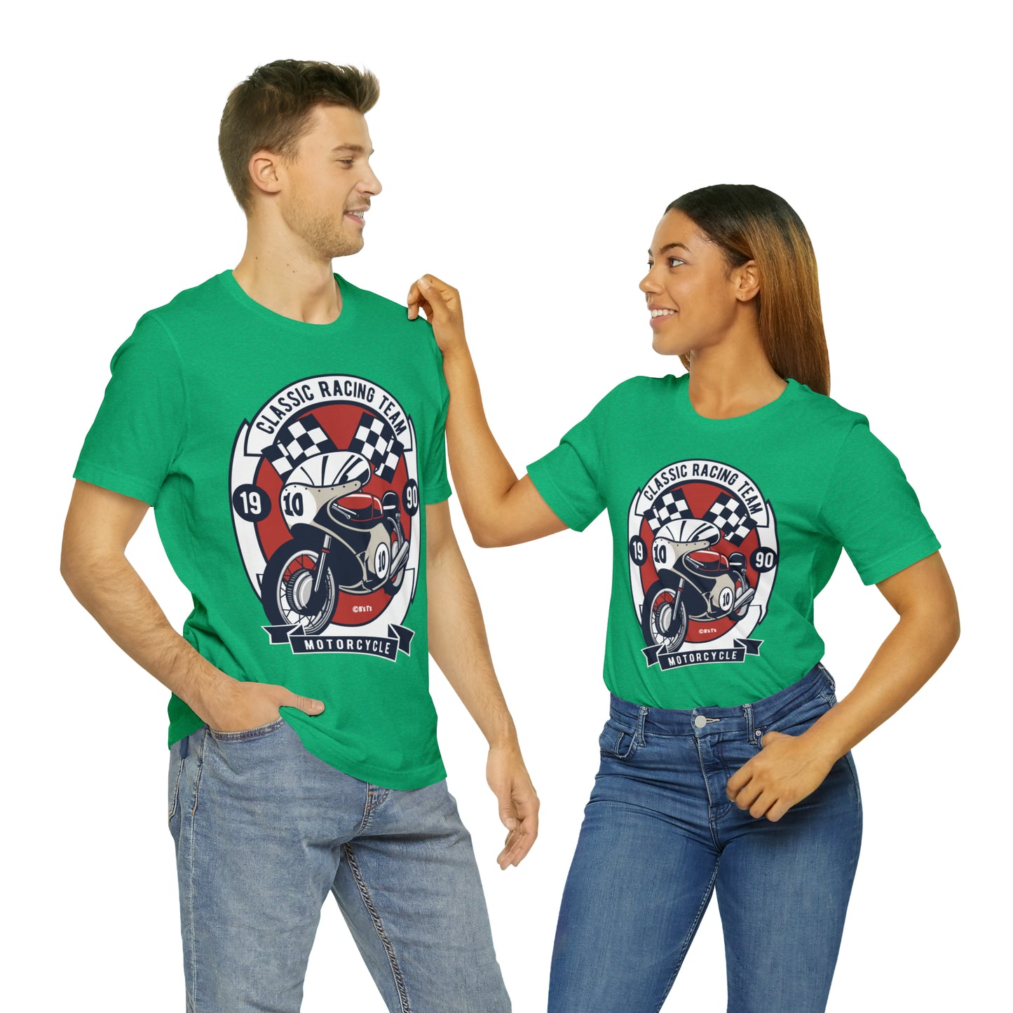 CLASSIC MOTORCYCLE RACING TEAM - Unisex Jersey Short Sleeve Tee