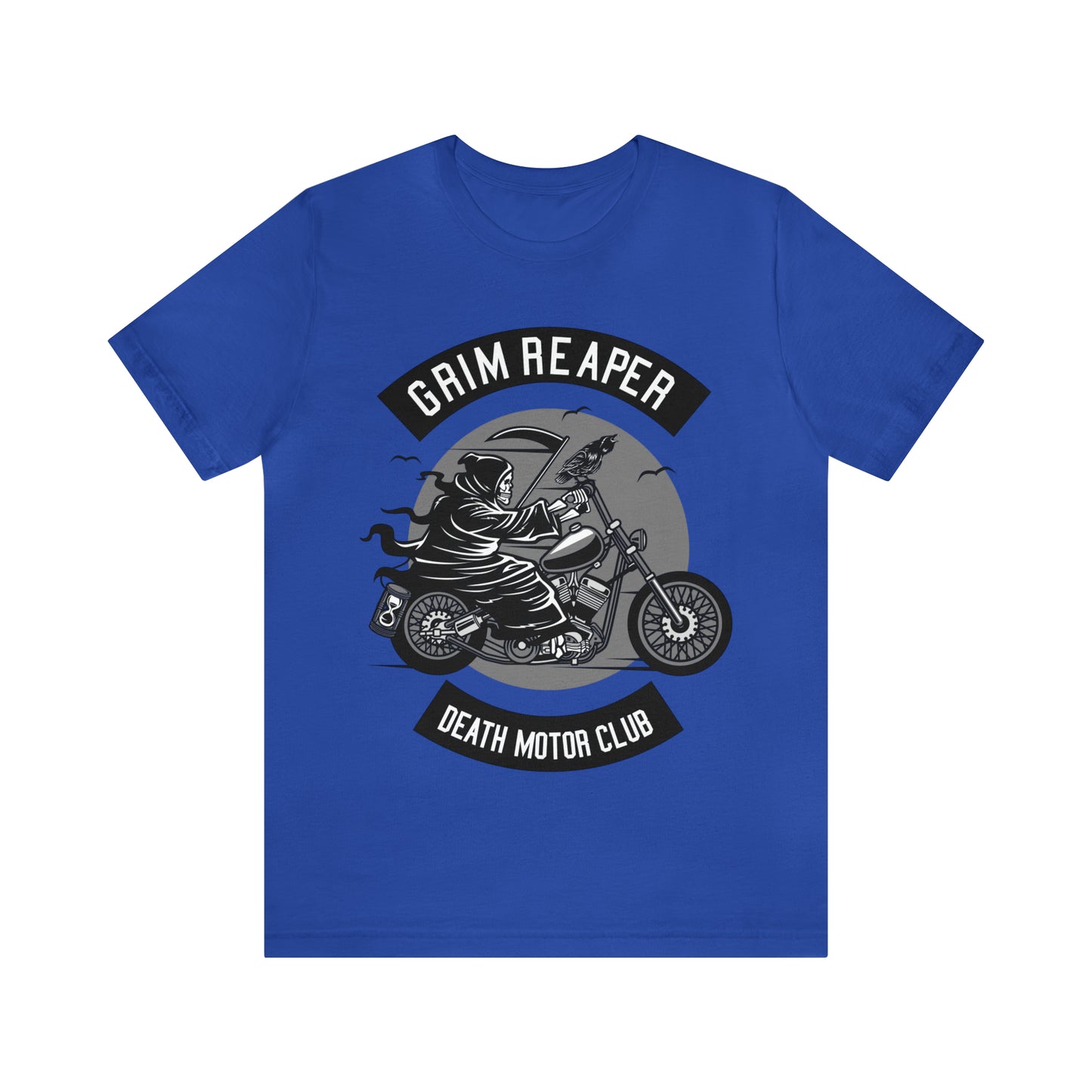 GRIM REAPER Death Motor Club - Unisex Jersey Short Sleeve Tee