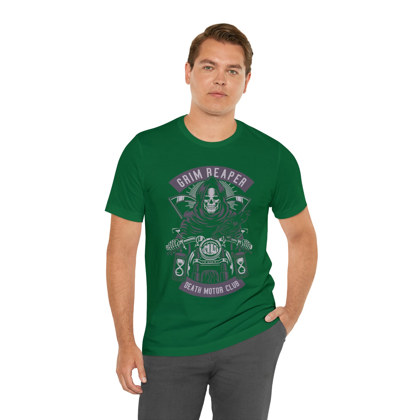 GRIM REAPER Moto Club - Unisex Jersey Short Sleeve Tee