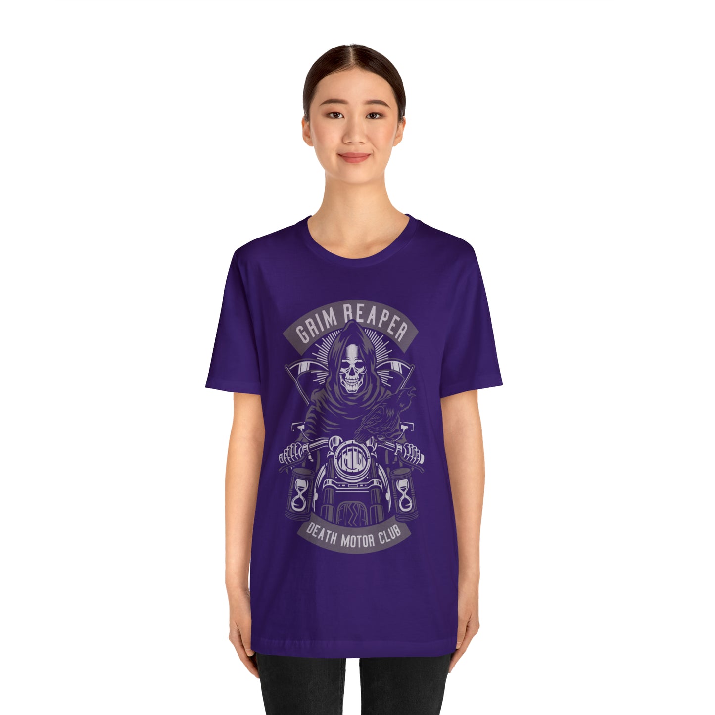 GRIM REAPER Moto Club - Unisex Jersey Short Sleeve Tee