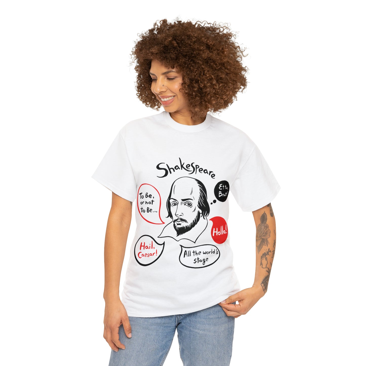 SHAKESPEARE (light) - Unisex Heavy Cotton Tee