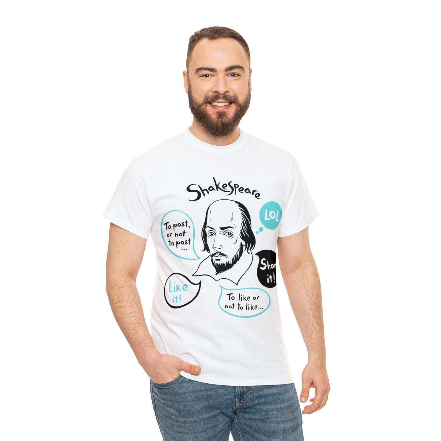 21st Century SHAKESPEARE  (light) - Unisex Heavy Cotton Tee