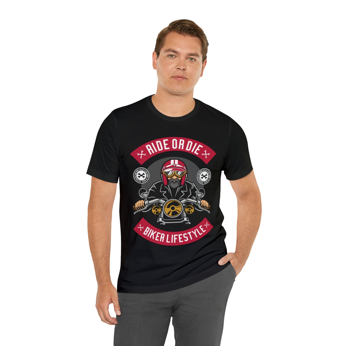BIKER LIFESTYLE - Ride or Die - Unisex Jersey Short Sleeve Tee