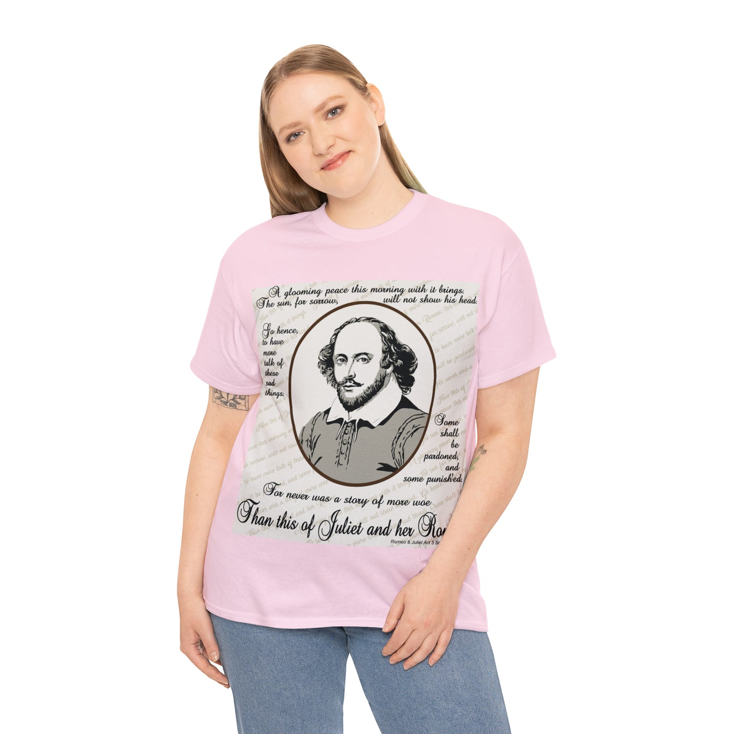 No Greater Tale of Woe... Juliet & Romeo.- Unisex Heavy Cotton Tee